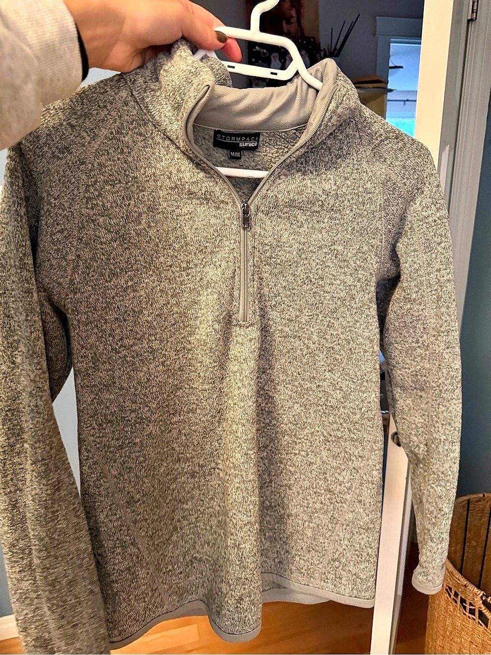 Stormpack Gray Quarter-Zip Pullover